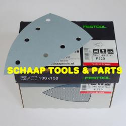 Schuurblad 100x150mm P220 GRANAT StickFix per 100 verpakt | 497141